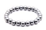 REBUY Natural Hematite Beads Bracelet