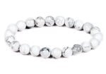 Lab Certified Natural Howlite Beads Bracelet - Image 2