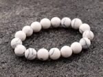 Lab Certified Natural Howlite Beads Bracelet - Image 8