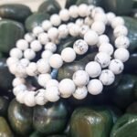 Lab Certified Natural Howlite Beads Bracelet - Image 5