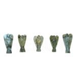 Natural Labradorite Guardian Angel Statue (2 Inch) – Stone of Protection for Reiki Healing, Meditation & Altar Decor - Image 2