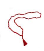 REBUY Red Gunja Mala (Gurinvida / Laal Chirmi) – 108+1 Knotted Beads for Protection & Attraction - Image 2
