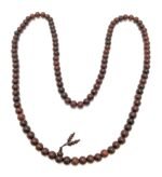 Certified Red Sandalwood Mala (Lal Chandan) 108+1 Beads – Knotted Japa Rosary for Bravery & Cooling - Image 2