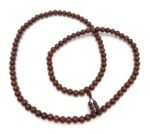 Certified Red Sandalwood Mala (Lal Chandan) 108+1 Beads – Knotted Japa Rosary for Bravery & Cooling - Image 3
