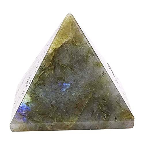 pyramid_labradorite_1 Natural Labradorite Crystal Pyramid (20-25mm) – Polished Healing Stone for Transformation, Protection & Feng Shui - Image 1