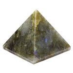 Natural Labradorite Crystal Pyramid (20-25mm) – Polished Healing Stone for Transformation, Protection & Feng Shui - Image 2