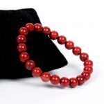 Lab Certified Natural RED JASPER Stone Beads Bracelet - Image 5