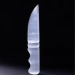 Rebuy Selenite Crystal Wand Knife (6 Inch) – Energy Cleansing Dagger for Meditation, Reiki & Vastu - Image 2