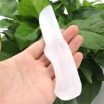 Rebuy Selenite Crystal Wand Knife (6 Inch) – Energy Cleansing Dagger for Meditation, Reiki & Vastu - Image 3