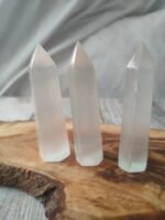 Natural Selenite Crystal Wand (9-10 cm) – Polished Healing Stick for Cleansing, Reiki & Meditation - Image 3