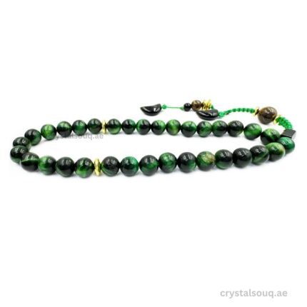 Green Tiger Eye Beads 10 mm Beads Tasbeeh