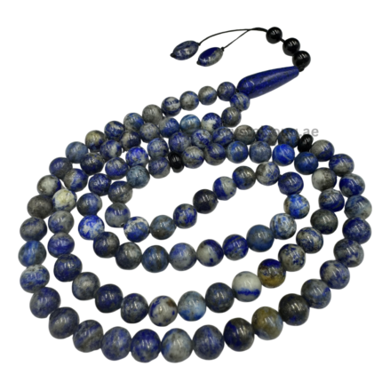 Natural Lapis Lazuli 99 Beads Tasbeeh by CrystalSouq