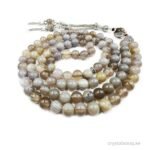 Crystal Souq Natural Agate/Aqeeq 99 Beads Tasbbe