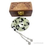 Crystal Souq Prehnite Beads Islamic Rosary 99 Beads Tasbeeeh