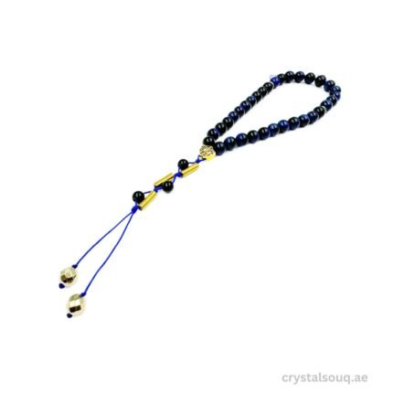Crystal Souq Natural Blue Tiger Eye Beads Tasbeeh