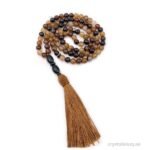 Natural Brown Stripe Agate 99 Beads Aqeeq Tasbeeh