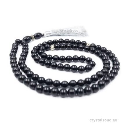 CRYSTAL SOUQ Natural Onyx Beads 99 Beads Islamic Tasbeeh