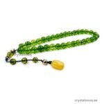 CRYSTAL SOUQ PERIDOT 33 Beads Tasbeeh