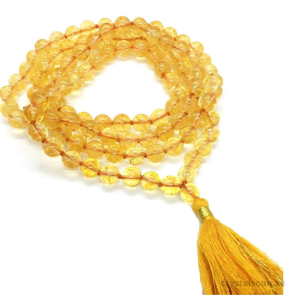 REBUY Citrine Mala 108+1 Beads Mala