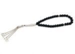 Natural Black Tourmaline Gemstone 33 Beads Tasbeeh | Misbaha - Image 4