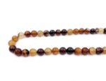 Natural Botswana Agate 99-Bead Tasbeeh – Brown Stripe Aqeeq Gemstone Misbaha for Emotional Healing - Image 3