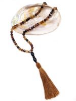 Natural Botswana Agate 99-Bead Tasbeeh – Brown Stripe Aqeeq Gemstone Misbaha for Emotional Healing - Image 4
