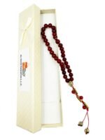 Natural Carnelian Agate Aqeeq Tasbeeh 33 beads - Image 6