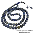 Crystal Souq Natural Lapis Lazuli 99-Bead Tasbeeh – Royal Blue Gemstone Misbaha with Gift Box - Image 4