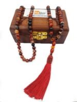 Natural Dream Agate 99-Bead Tasbeeh (8mm) – Multi-Color Healing Crystal Misbaha for Peace & Balance - Image 2