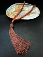 Natural Golden Sandstone Misbaha Rosary Tasbeeh 99 Beads - Image 3