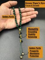 Natural Green Tiger Eye Tasbeeh 33 beads - Image 3