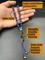 Natural Lapis Lazuli Islamic Prayer Rosary Beads Tasbih Tasbeeh 33 beads - Image 2