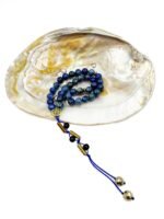 Natural Lapis Lazuli Islamic Prayer Rosary Beads Tasbih Tasbeeh 33 beads - Image 5