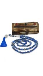 Crystal Souq Natural Lapis Lazuli 99-Bead Tasbeeh – Royal Blue Gemstone Misbaha with Gift Box - Image 2