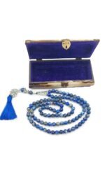 Crystal Souq Natural Lapis Lazuli 99-Bead Tasbeeh – Royal Blue Gemstone Misbaha with Gift Box - Image 4