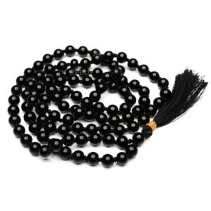 Natural Black Tourmaline 8mm Mala