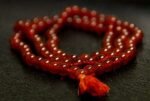 Certified Natural Red Carnelian 108-Bead Mala (8mm) – Motivation & Passion Japa Necklace - Image 3