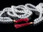 Certified Natural Clear Crystal Quartz (Sphatik) 108-Bead Mala (6mm) – Master Healer Japa Necklace for Pooja & Astrology - Image 3
