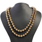 Natural Golden Pyrite 108-Bead Mala (8mm) – Wealth, Abundance & Luck Japa Necklace - Image 3