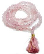 Natural Rose Quartz 108-Bead Mala (6mm) – Love & Healing Hand-Knotted Necklace with Lab Certificate & Box