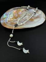 Natural Mother of Pearl Rice Shape 33 Beads Tasbeeh - Image 3