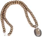 Golden Pyrite Beaded Necklace with Pendant (18") – Wealth & Abundance Healing Stone Jewelry - Image 4