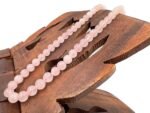 Natural Citrine & Rose Quartz Mala Necklace (8mm) – Prosperity & Love Healing Stone for Men & Women - Image 4