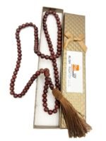 Crystal Souq Natural Red Sandalwood 99-Bead Tasbih (8mm) – Handcrafted Wooden Misbaha with Gift Box - Image 3