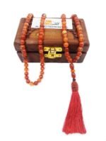 Natural Red Stripe Agate 99-Bead Tasbeeh – Banded Gemstone Misbaha for Strength & Protection - Image 2