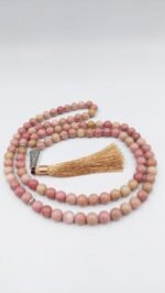 Prayer Beads Tasbih Natural Rhodocrosite Stone Beads Misbaha Rosary Tasbeeh Counter 99 Beads Womens Tasbih Prayer Beads Rhodocrosite stone tasbih - Image 5