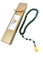 Natural Jade Stone 33 Beads Prayer Tasbeeh Misbaha - Image 4