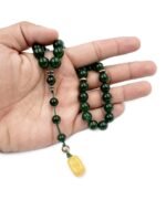 Natural Jade Stone 33 Beads Prayer Tasbeeh Misbaha - Image 5