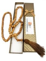 Crystal Souq Natural White Sandalwood 99-Bead Tasbih (8mm) – Aromatic Wooden Misbaha with Gift Box - Image 2