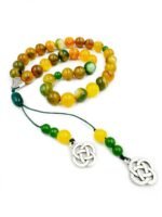 Natural Yellow Green Agate Stone 33 Beads Tasbeeh - Image 6